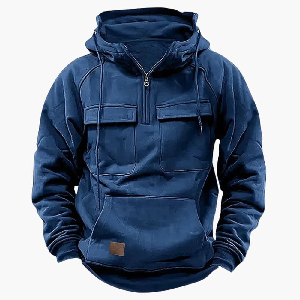 Anton | Funktionaler Taktik-Hoodie mit Reißverschluss