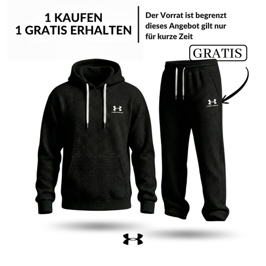 Herren Strick-Hoodie & Jogginghosen-Set