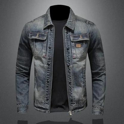 Salvatore | Herren Jeansjacke mit Komfortschnitt