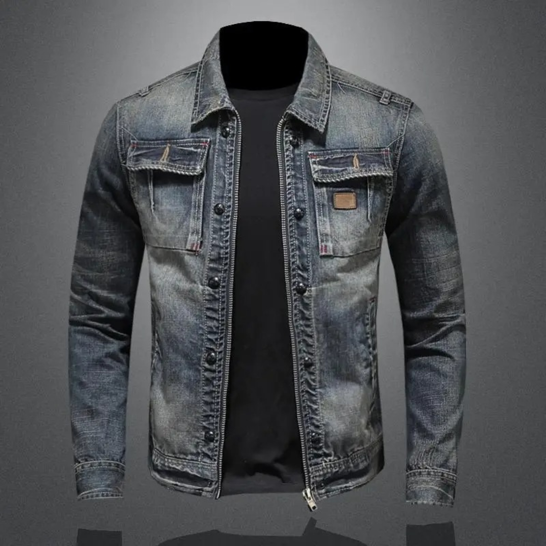 Salvatore | Herren Jeansjacke mit Komfortschnitt