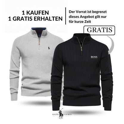 RL Herren Apex Zip-Neck Pullover