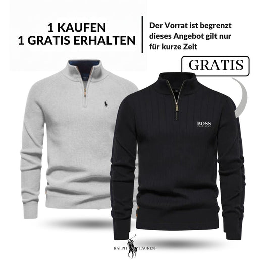 RL Herren Apex Zip-Neck Pullover