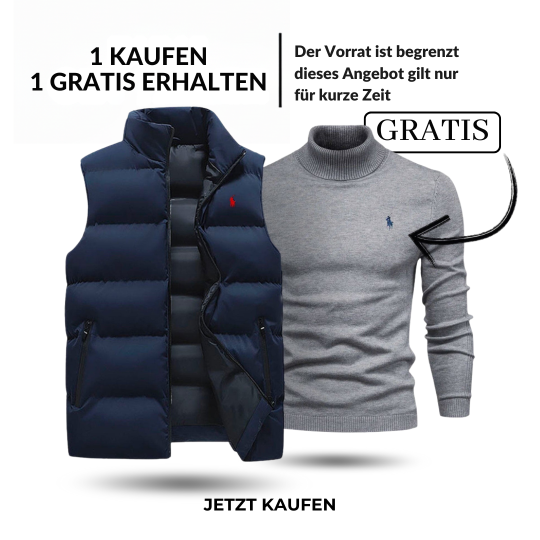 RL Herren Aspen Weste + Gratis-Pullover