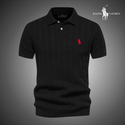 RL Herren Seabreeze Texturiertes Polo – Mühelose Eleganz