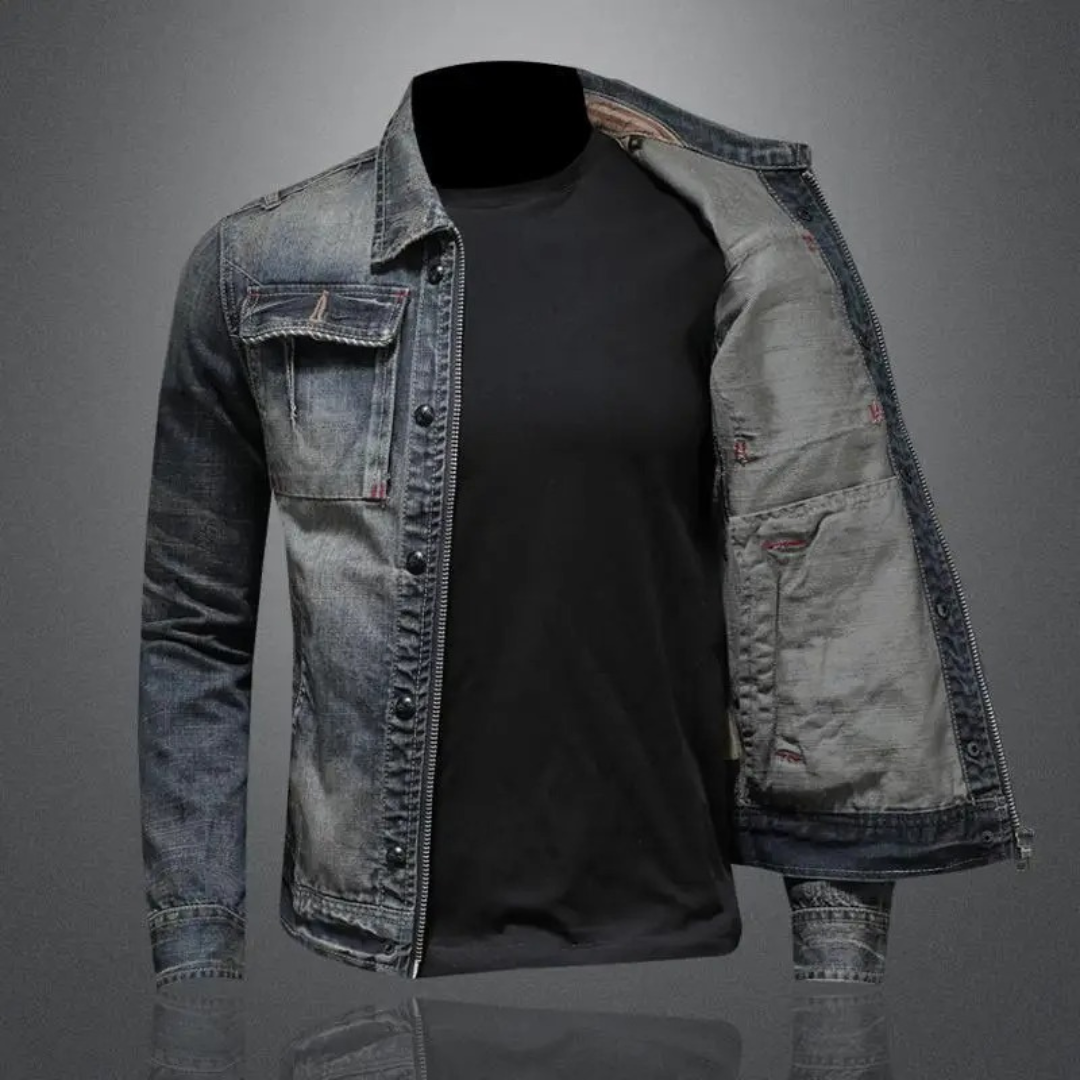 Salvatore | Herren Jeansjacke mit Komfortschnitt