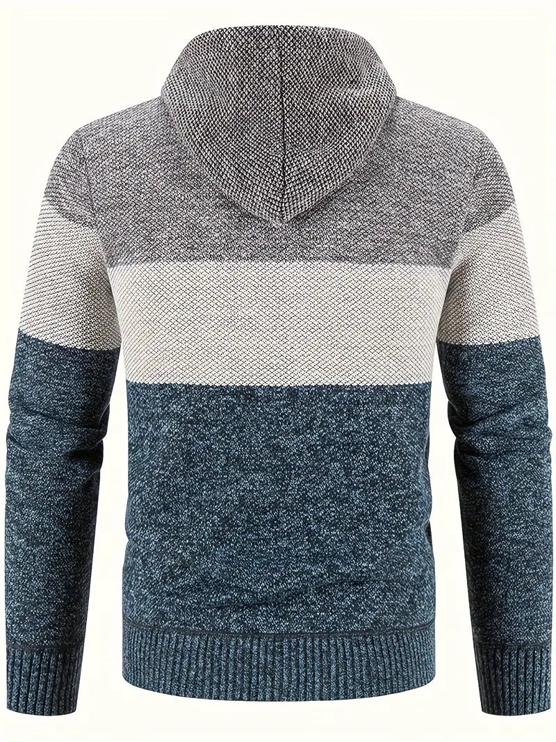 Fraser | Strickjacke mit Kapuze im Freizeitstil