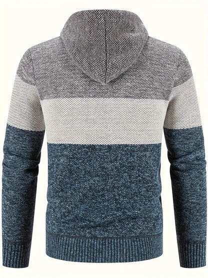 Fraser | Strickjacke mit Kapuze im Freizeitstil