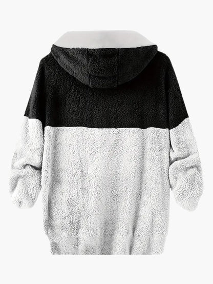 Jonas | Warme Fleecejacke mit Kapuze für Herren