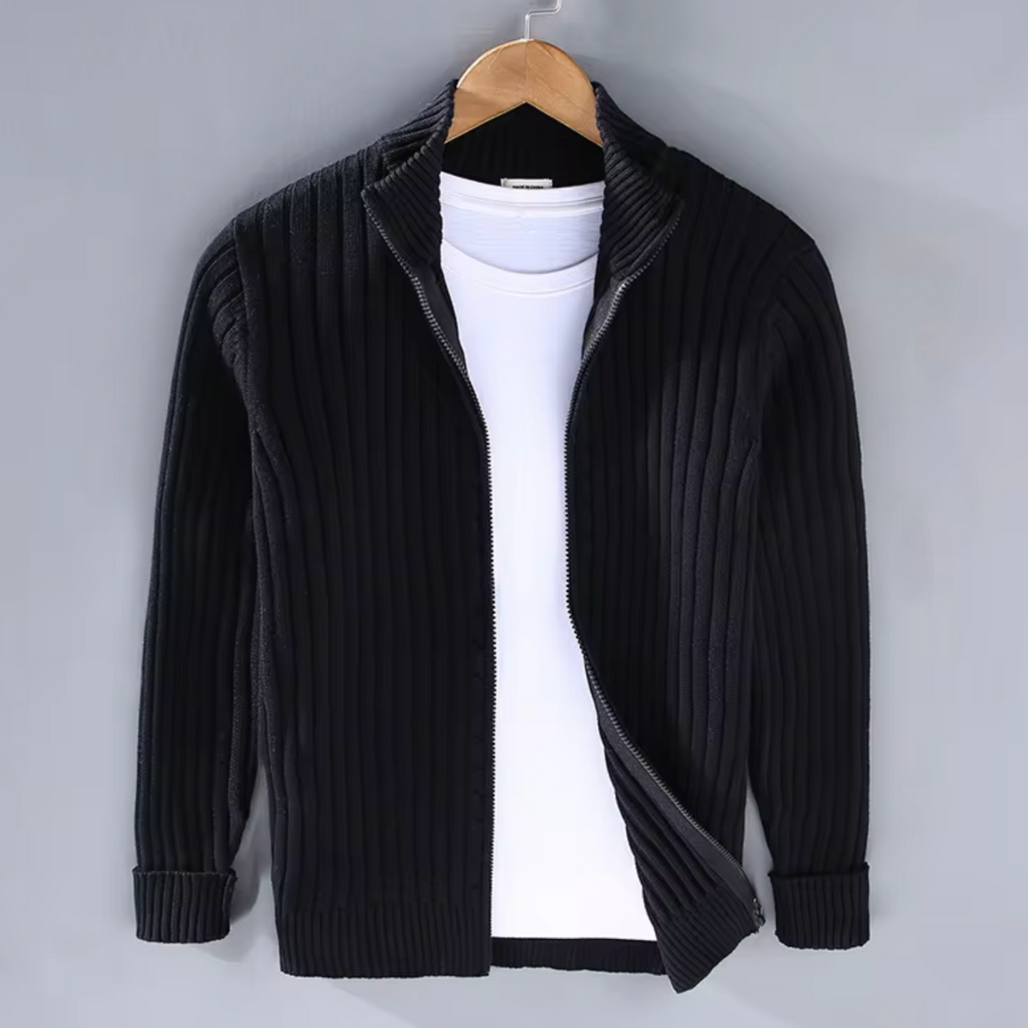 KnitZauber | Strickjacke mit Reißverschluss-Detail