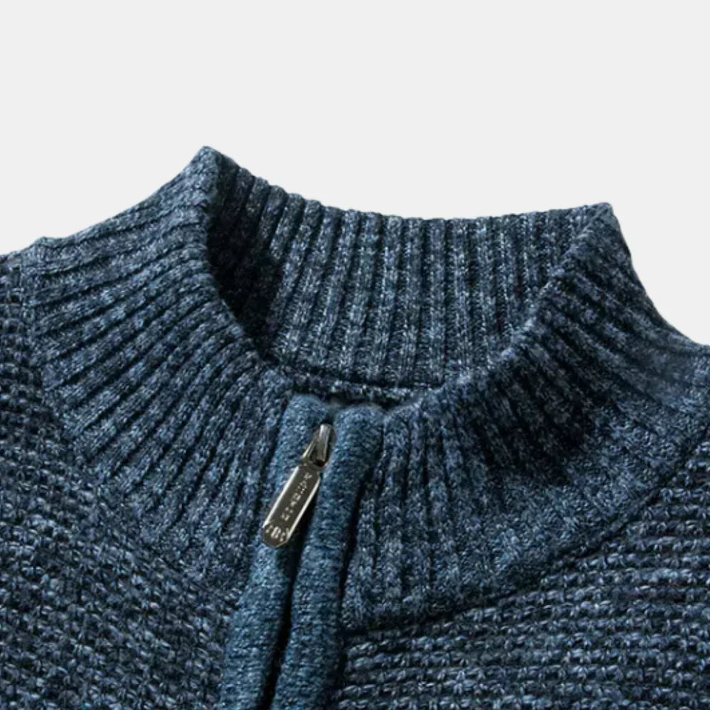 Conan | Strickjacke für Herren mit Stehkragen