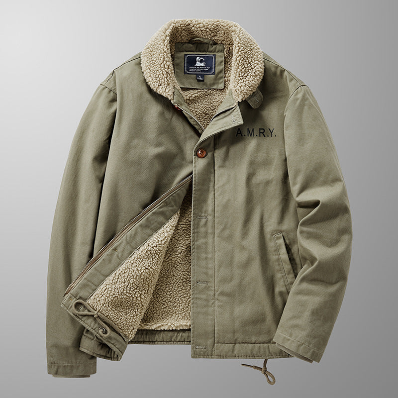 Alvo | Herrenjacke mit Kaschmir und Lammfellfutter