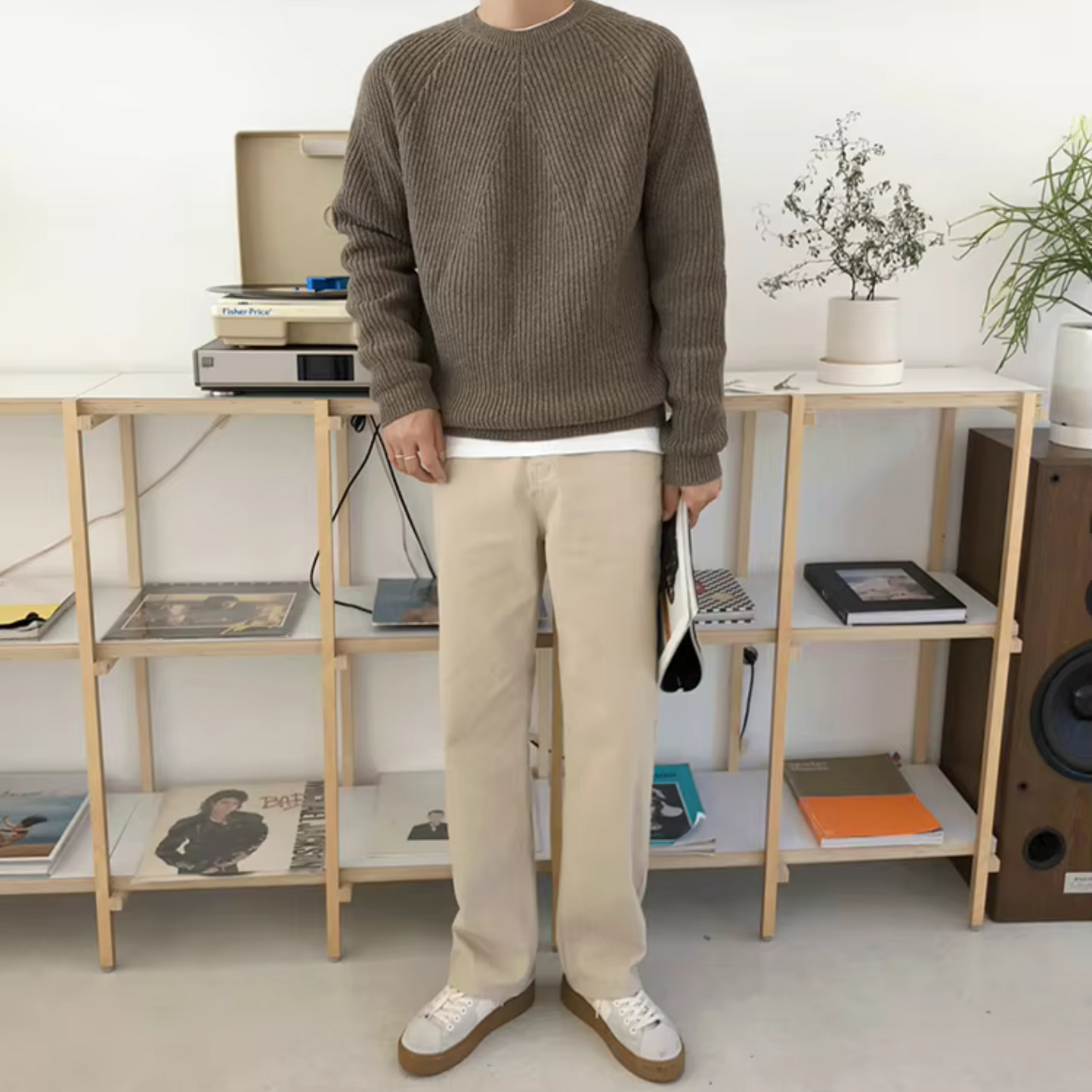 Loretto | Gemusterter Baumwollpullover