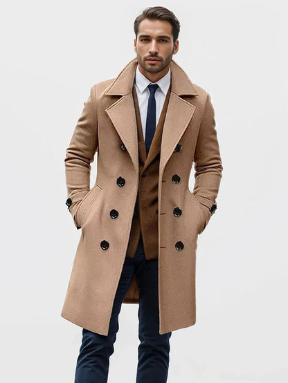 Jaden | Klassischer Herren-Trenchcoat mit Stil