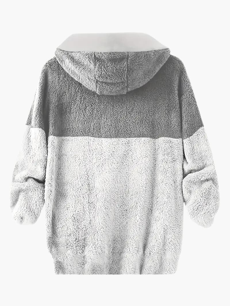 Jonas | Warme Fleecejacke mit Kapuze für Herren