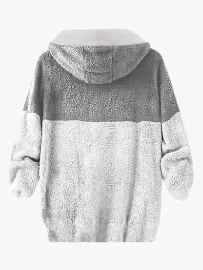 Jonas | Warme Fleecejacke mit Kapuze für Herren