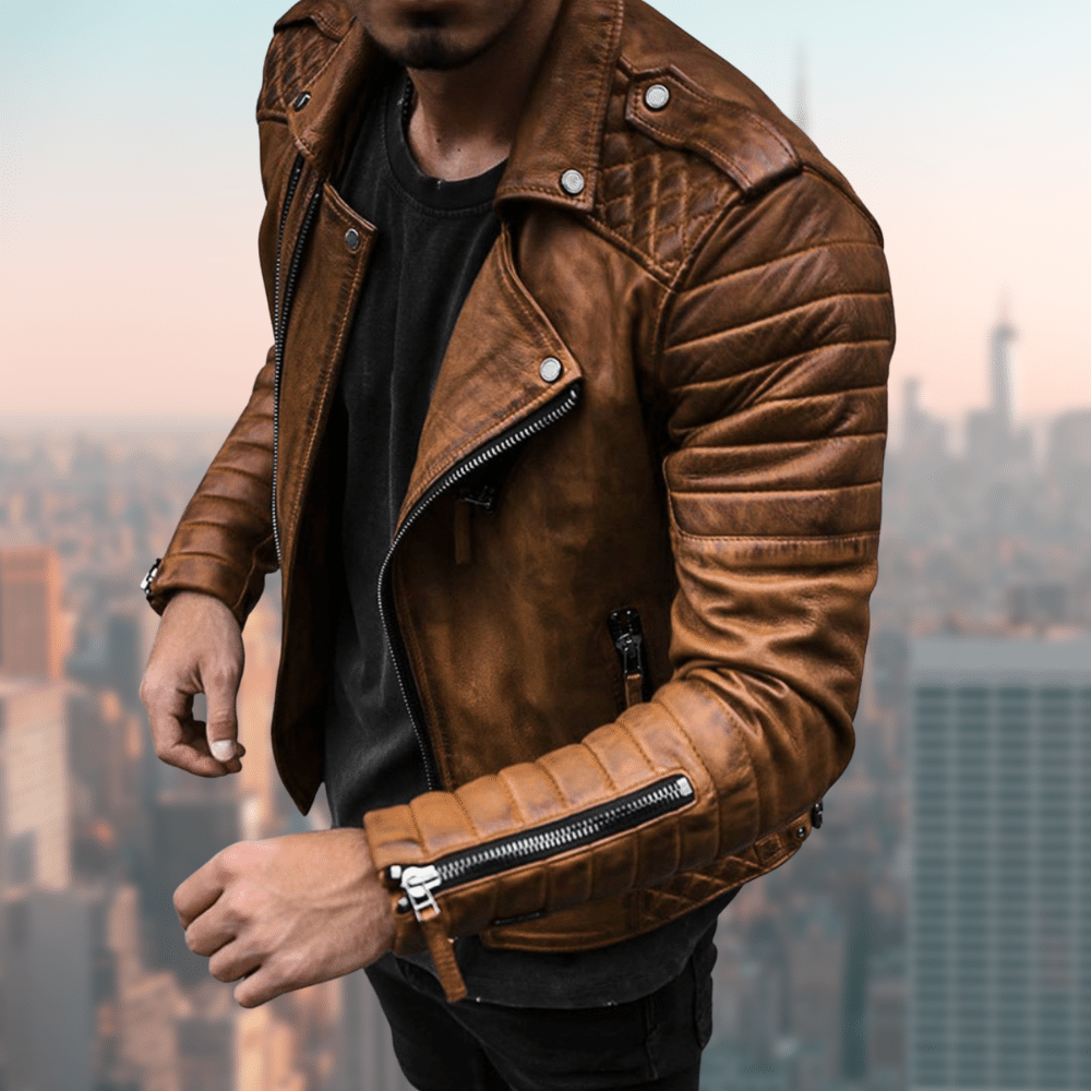 Luca | Stylische und moderne Lederjacke für Herren
