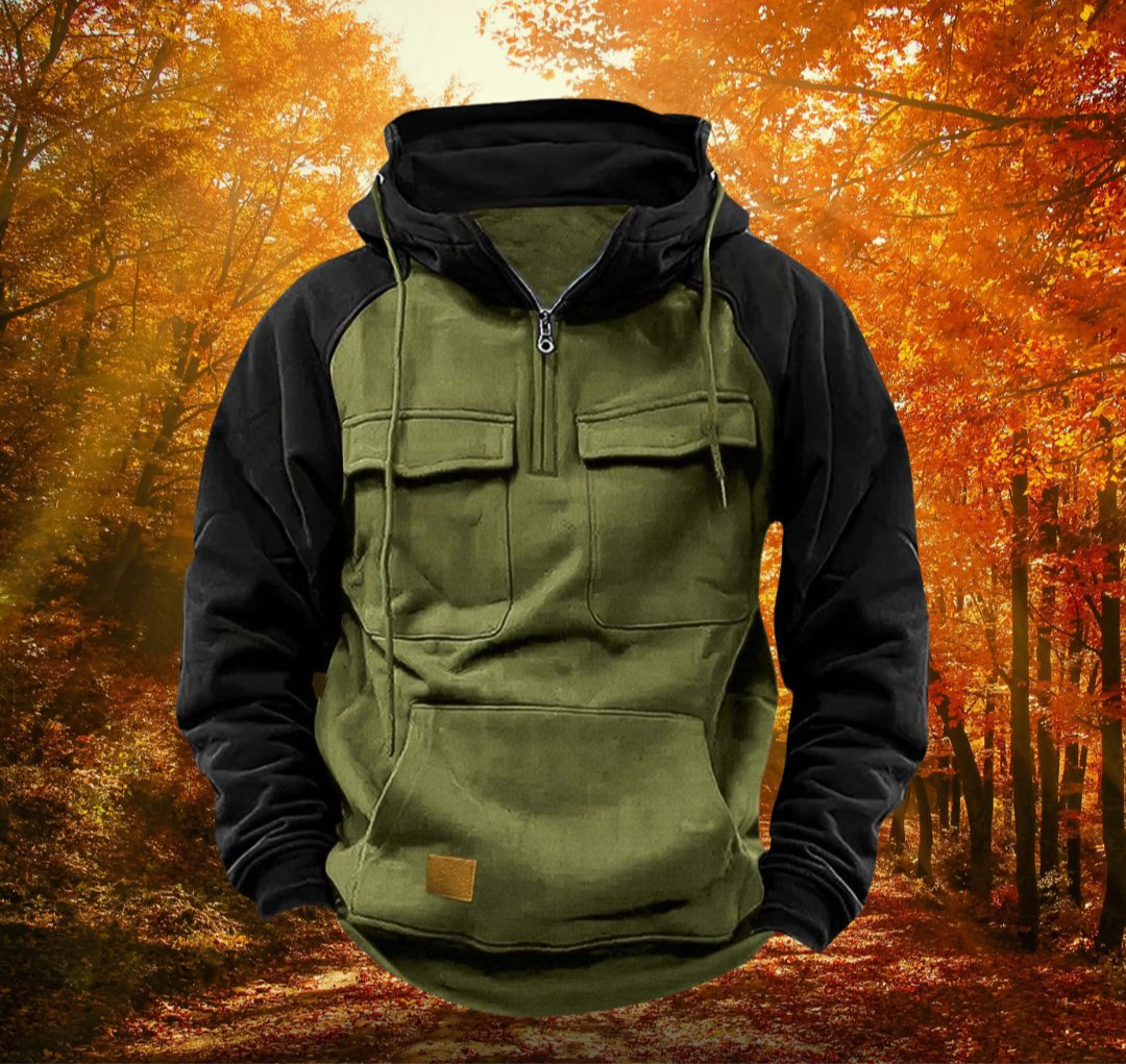 Ben | Lässiger Hoodie mit sportlicher Brusttasche