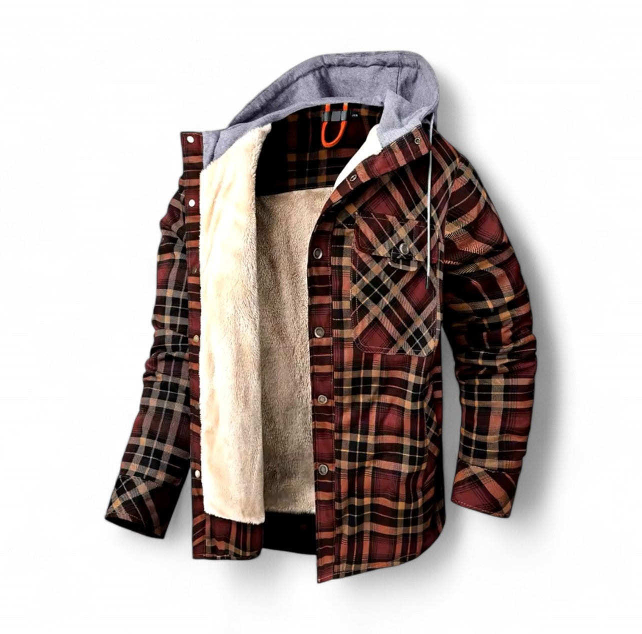 Luca | Gefütterte Herrenjacke für kalte Wintertage