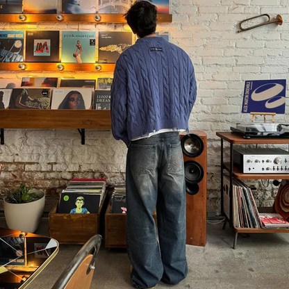 James Scott | Strickpullover im Lazy Fit Design