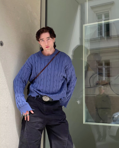 James Scott | Strickpullover im Lazy Fit Design