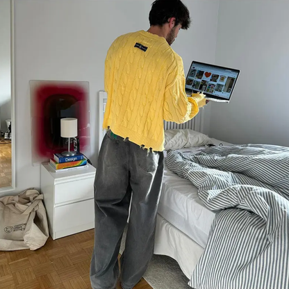 James Scott | Strickpullover im Lazy Fit Design