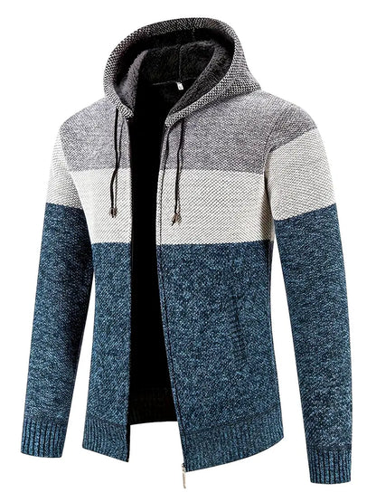 Fraser | Strickjacke mit Kapuze im Freizeitstil