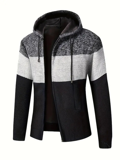 Fraser | Strickjacke mit Kapuze im Freizeitstil