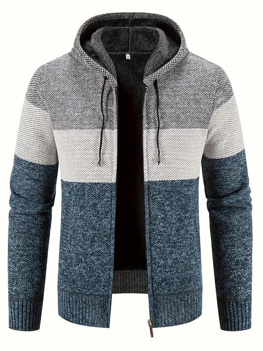 Fraser | Strickjacke mit Kapuze im Freizeitstil