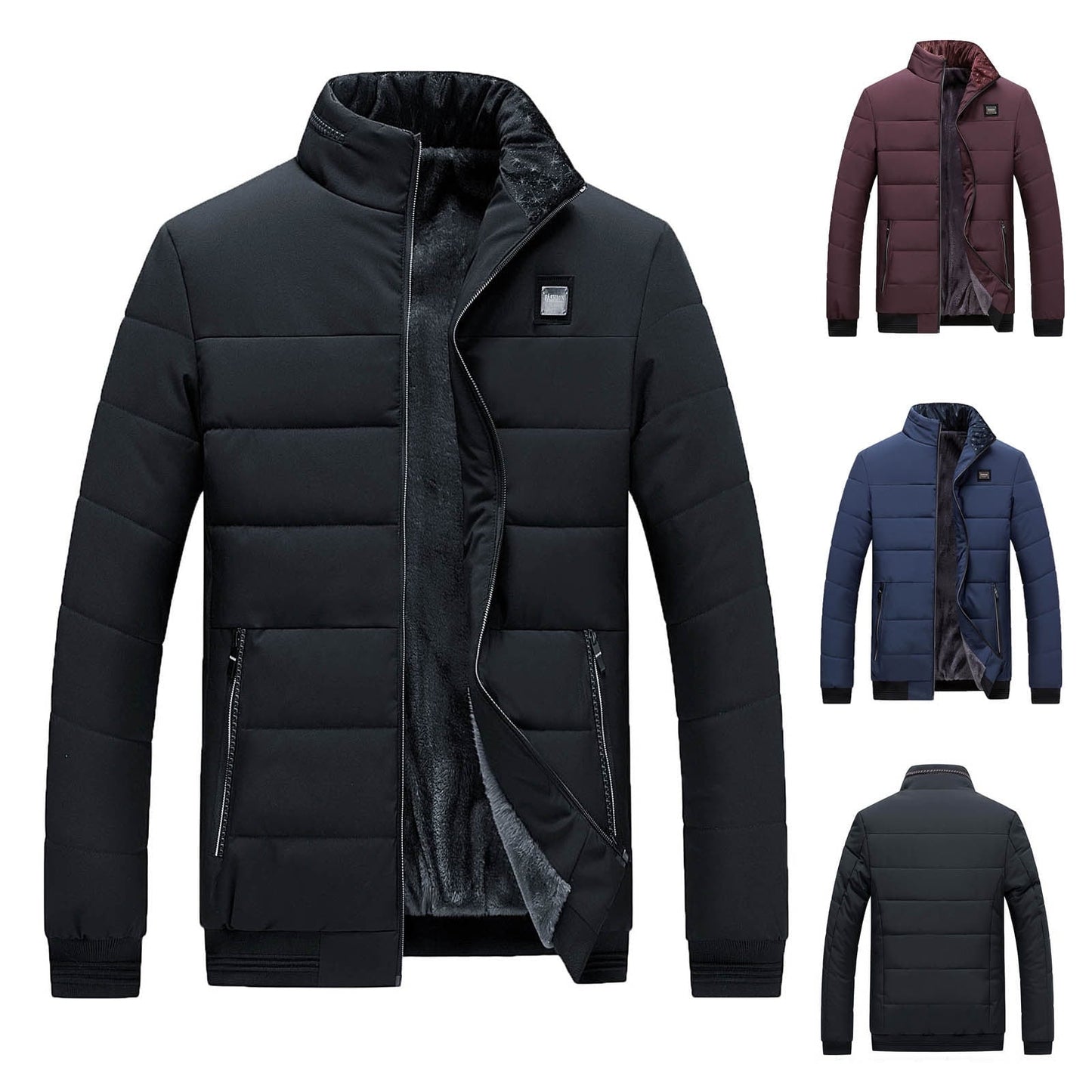 Henrik | Klassische Pufferjacke mit Kapuze