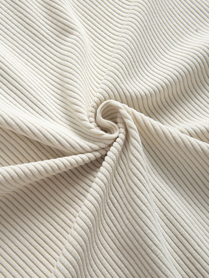 Marvin | Cordhemd mit kubanischem Kragen – Langarm