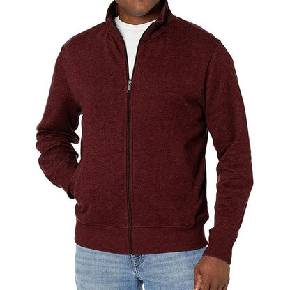 Sweatshirt-Jacke für Herren mit Reißverschluss