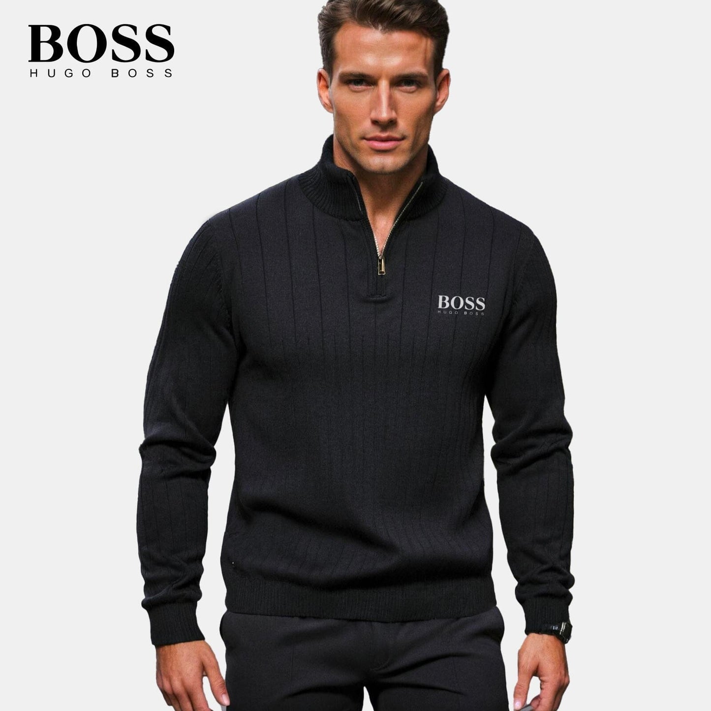 Men's Zip-Up Sweater (Clearance) LIVANZI